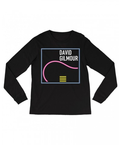 David Gilmour Long Sleeve Shirt | Neon Art Logo Shirt $11.08 Shirts