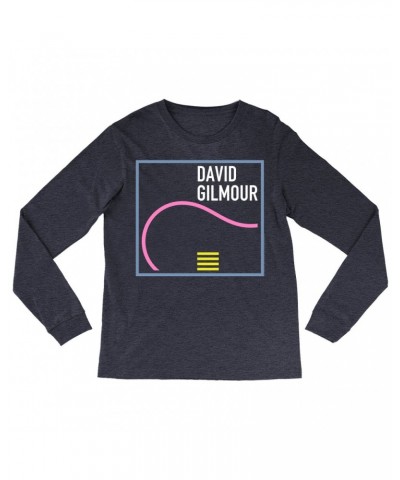 David Gilmour Long Sleeve Shirt | Neon Art Logo Shirt $11.08 Shirts