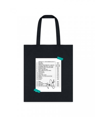 Billy Joel "12-8-23 Phoenix Set List" Tote Bag - Online Exclusive $10.80 Bags