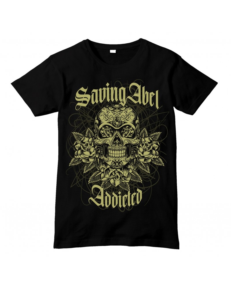 Saving Abel Skull Addicted Shirt $9.50 Shirts