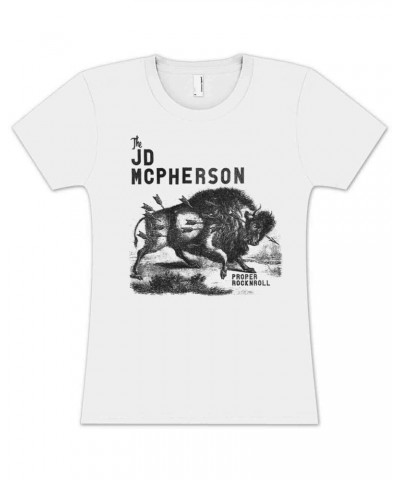 JD McPherson Bison Ladies T-Shirt $6.88 Shirts