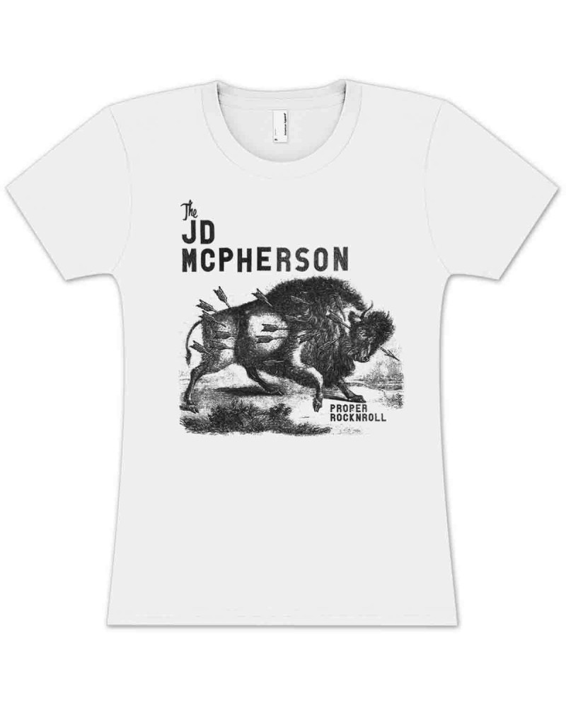 JD McPherson Bison Ladies T-Shirt $6.88 Shirts