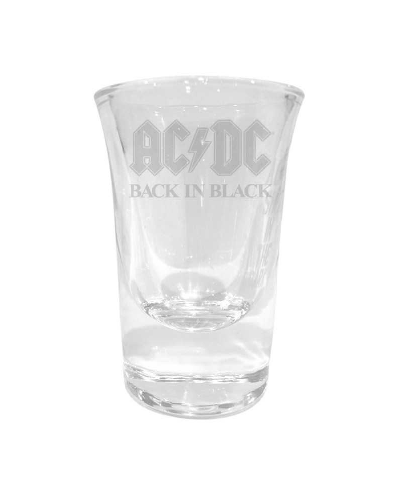 AC/DC Back In Black Laser Engraved Shot Glass $6.60 Drinkware