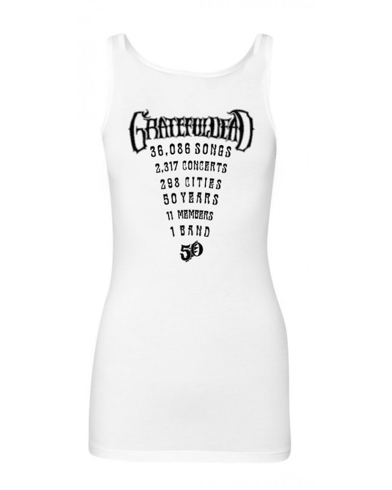 Grateful Dead Women's 50th Concert Tank (White) $6.12 Shirts