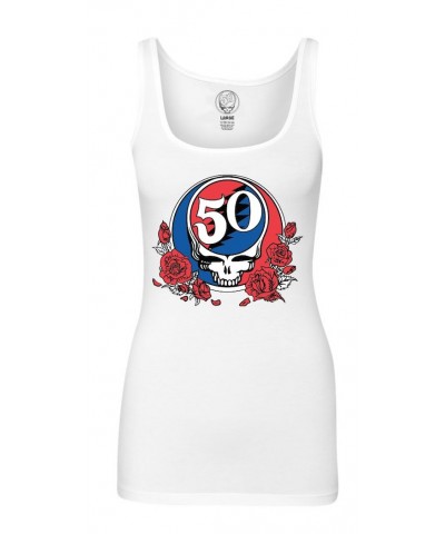 Grateful Dead Women's 50th Concert Tank (White) $6.12 Shirts