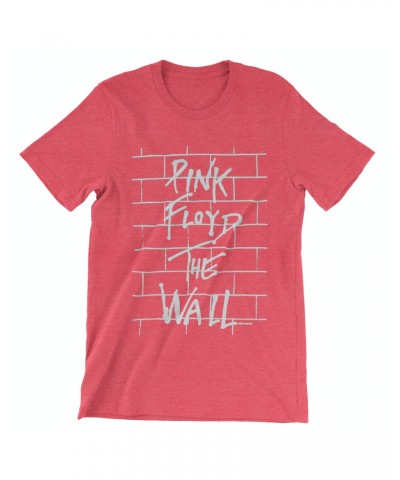 Pink Floyd Women's Red Wall T-Shirt $7.23 Shirts