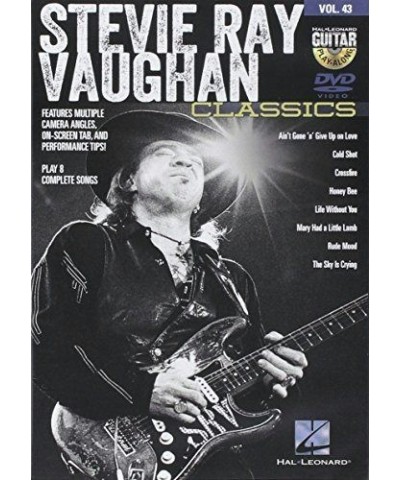 Stevie Ray Vaughan CLASSICS: GUITAR PLAY ALONG 43 DVD $4.45 Videos