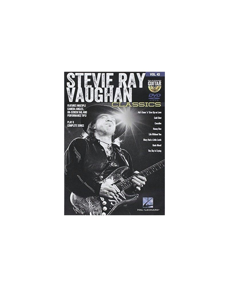 Stevie Ray Vaughan CLASSICS: GUITAR PLAY ALONG 43 DVD $4.45 Videos