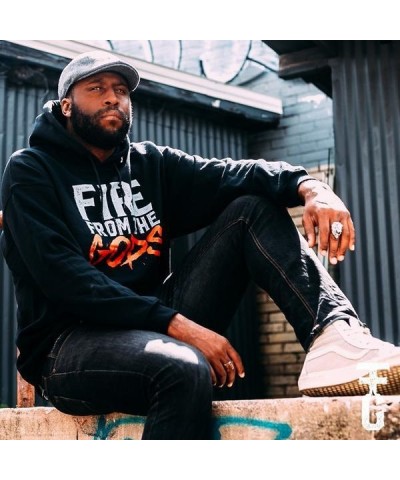 Fire From The Gods Survivor Onyx Hooded Sweatshirt $15.75 Sweatshirts