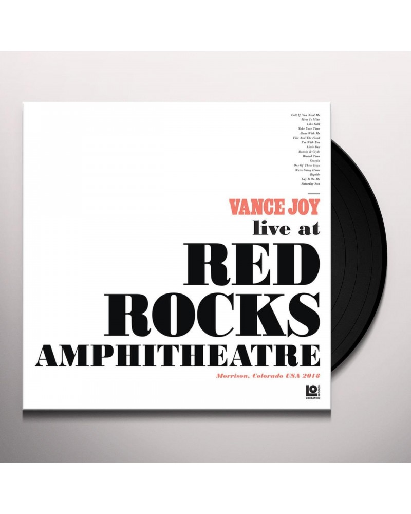 Vance Joy Live at Red Rocks Amphitheatre Vinyl Record $22.60 Vinyl