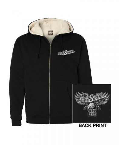 Bob Seger & The Silver Bullet Band Motorcycle Eagle Sherpa Sweatshirt $20.88 Sweatshirts