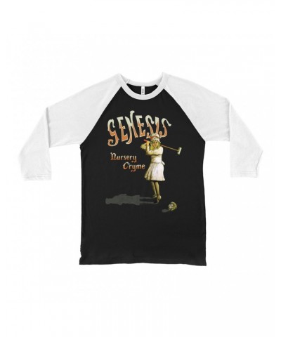 Genesis 3/4 Sleeve Baseball Tee | Nursery Cryme Album Shirt $11.98 Shirts