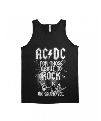 AC/DC Unisex Tank Top | For Those About To Rock LIVE Shirt $10.73 Shirts