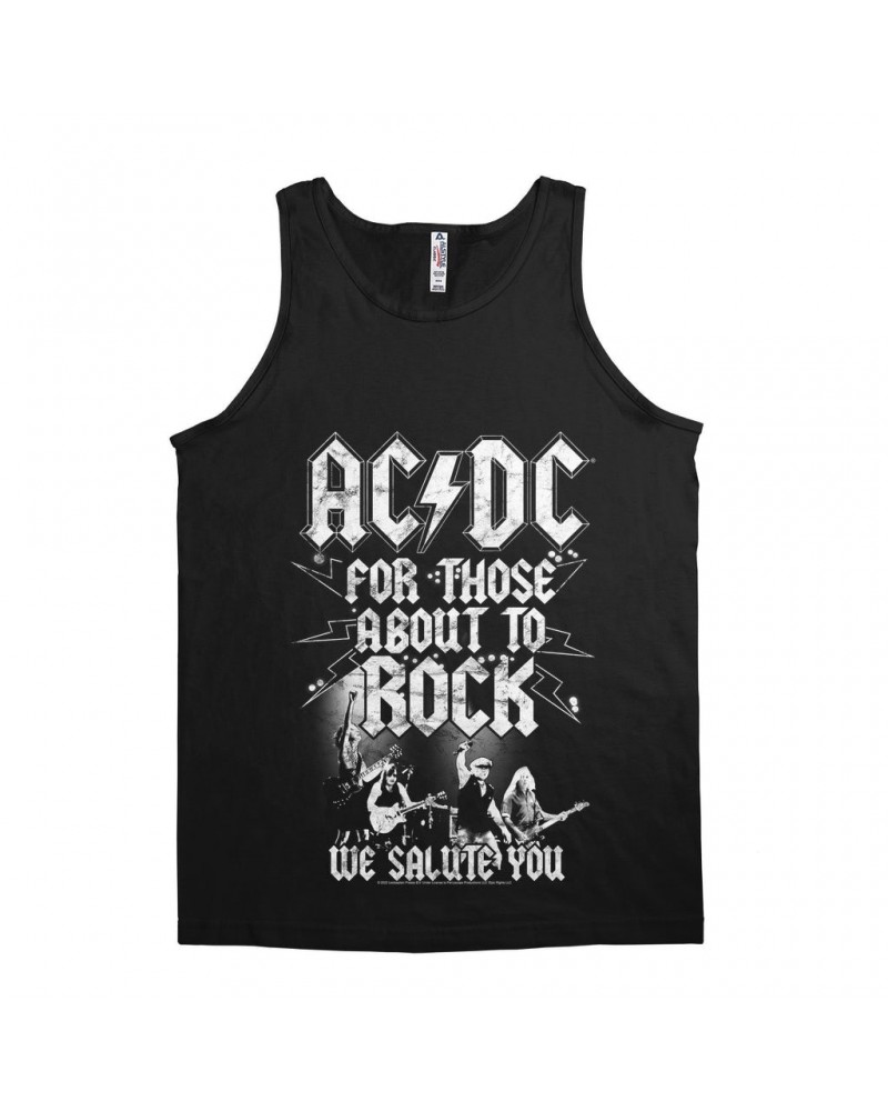 AC/DC Unisex Tank Top | For Those About To Rock LIVE Shirt $10.73 Shirts