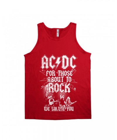 AC/DC Unisex Tank Top | For Those About To Rock LIVE Shirt $10.73 Shirts