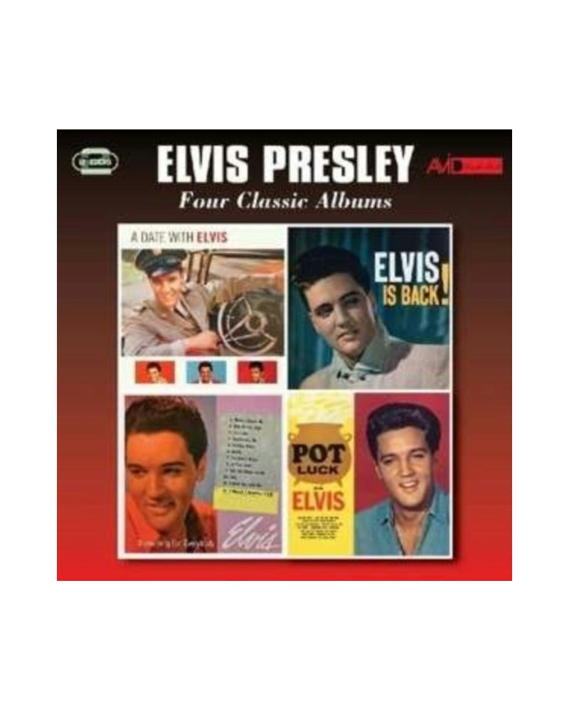 Elvis Presley CD - Four Classic Albums (A Date With Elvis / Elvis Is Back / Something For Everyone / Pot Luck) $5.38 CD