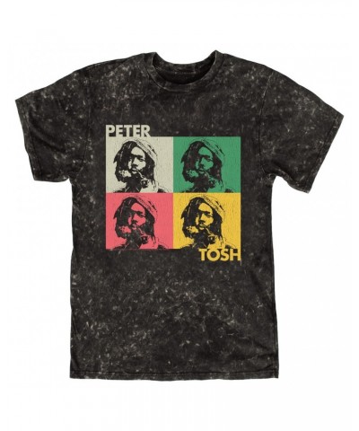 Peter Tosh T-shirt | Rasta Pop Art Mineral Wash Shirt $12.58 Shirts