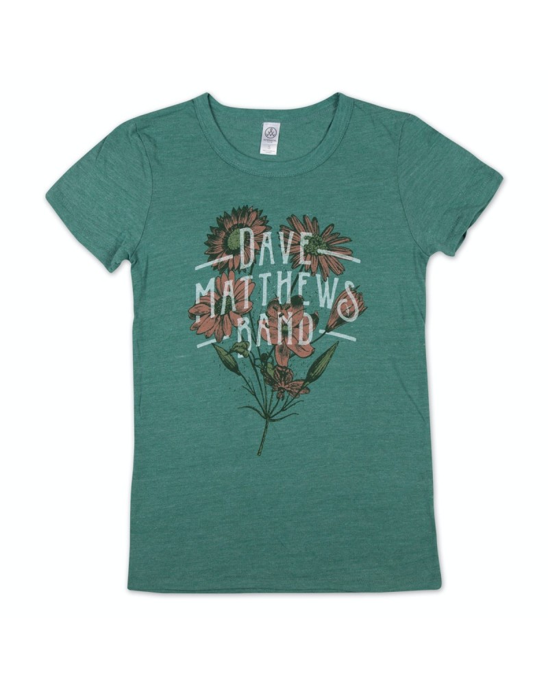 Dave Matthews Band Ladies Green Tee $12.95 Shirts