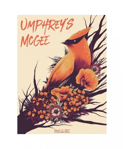 Umphrey's McGee Arno Kiss Oakland Poster $13.50 Decor