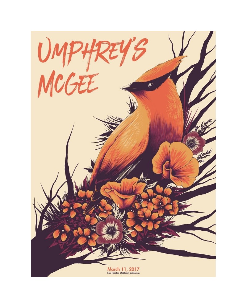 Umphrey's McGee Arno Kiss Oakland Poster $13.50 Decor