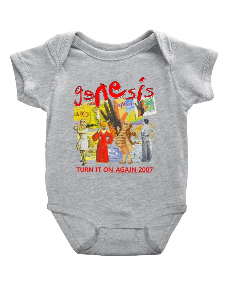 Genesis Baby Short Sleeve Bodysuit | Turn It On Again Tour 2007 Bodysuit $7.78 Kids