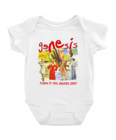 Genesis Baby Short Sleeve Bodysuit | Turn It On Again Tour 2007 Bodysuit $7.78 Kids