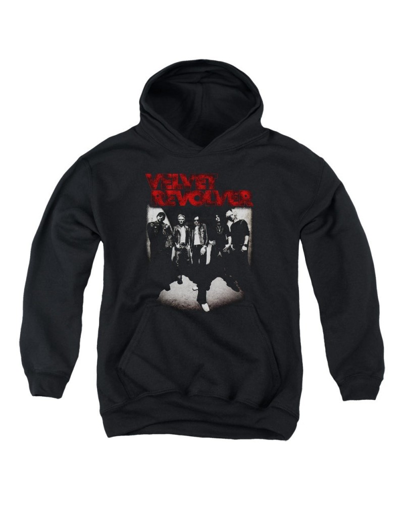 Velvet Revolver Youth Hoodie | GROP SHOT Pull-Over Sweatshirt $15.36 Sweatshirts