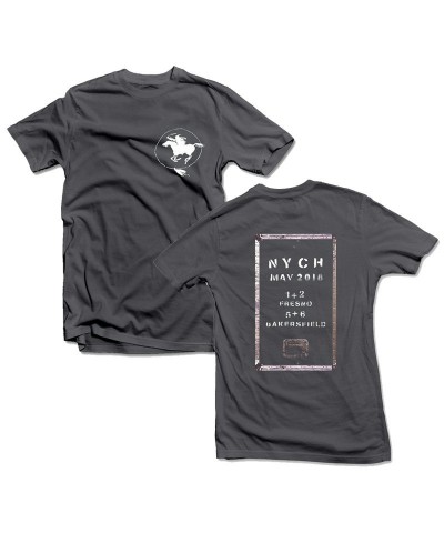 Neil Young NYCH 2018 Tour Small Logo Unisex Grey T-shirt $11.70 Shirts