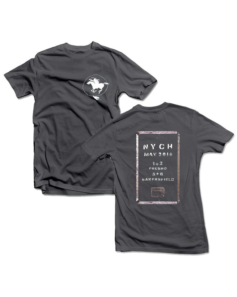 Neil Young NYCH 2018 Tour Small Logo Unisex Grey T-shirt $11.70 Shirts