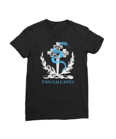 Two Gallants Women's Crest T-Shirt - Black $5.40 Shirts