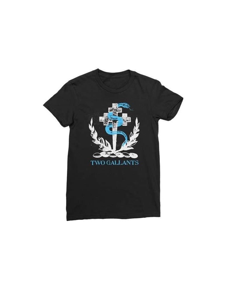 Two Gallants Women's Crest T-Shirt - Black $5.40 Shirts