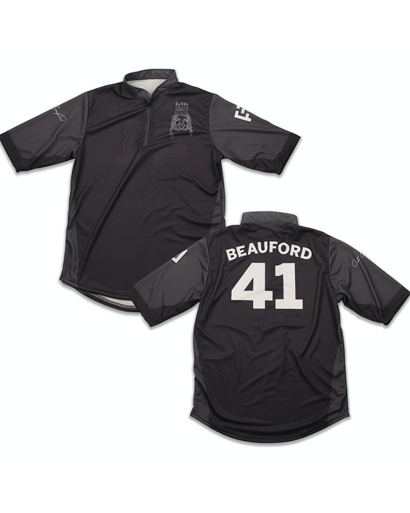 Dave Matthews Band Custom Carter Beauford Jersey Black/Grey $58.48 Shirts