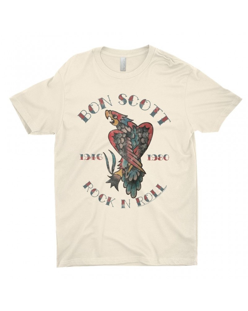 Bon Scott T-Shirt | Eagle Tattoo Shirt $11.48 Shirts