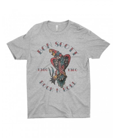 Bon Scott T-Shirt | Eagle Tattoo Shirt $11.48 Shirts