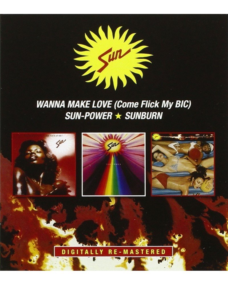 Sun WANNA MAKE LOVE /SUN-POWER/SUNBURN CD $6.20 CD