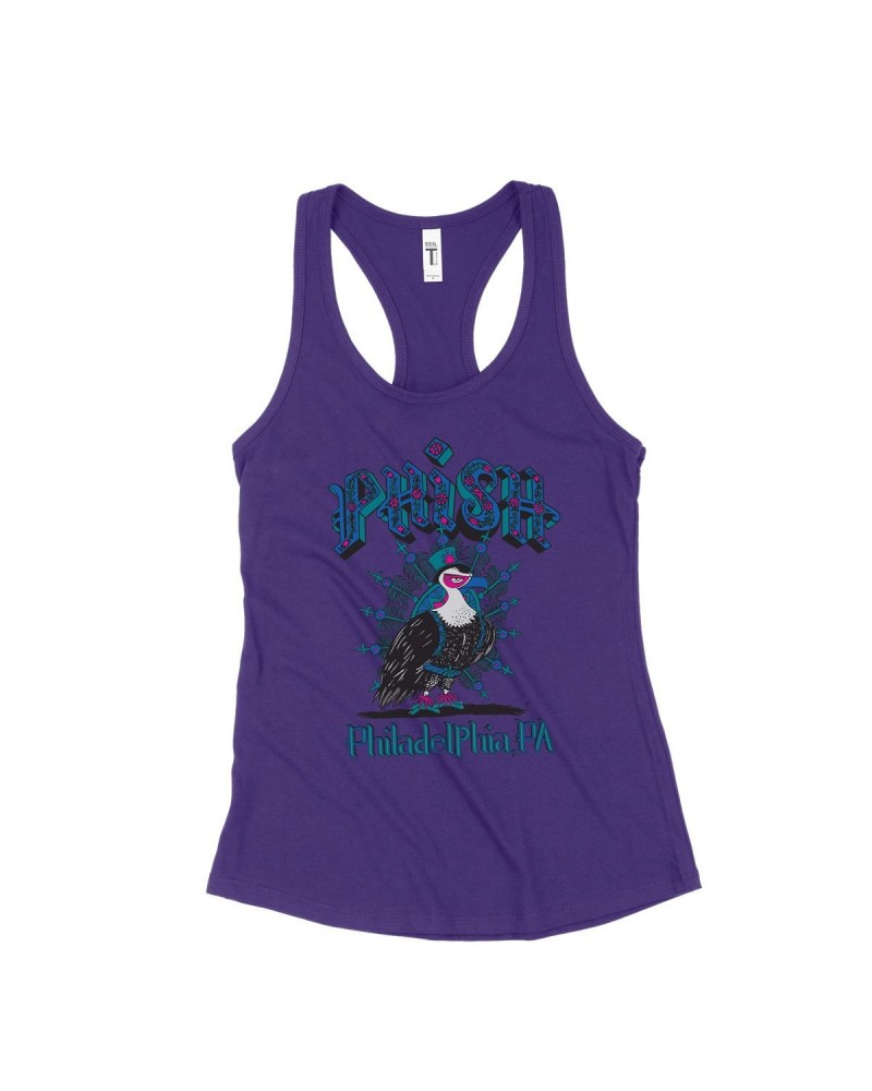 Phish Women's Philadelphia 2023 Event Tank on Purple $16.45 Shirts