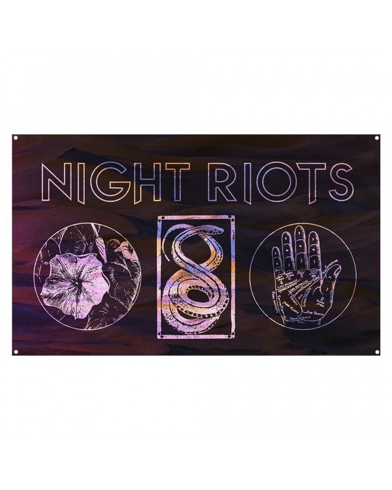 Night Riots Wall Flag $9.25 Decor