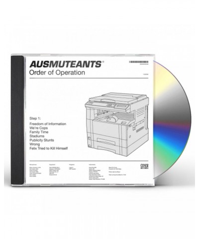 Ausmuteants ORDER OF OPERATION CD $7.20 CD