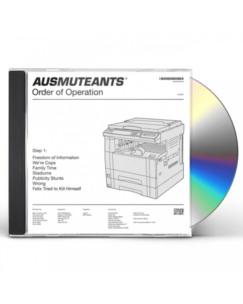 Ausmuteants ORDER OF OPERATION CD $7.20 CD