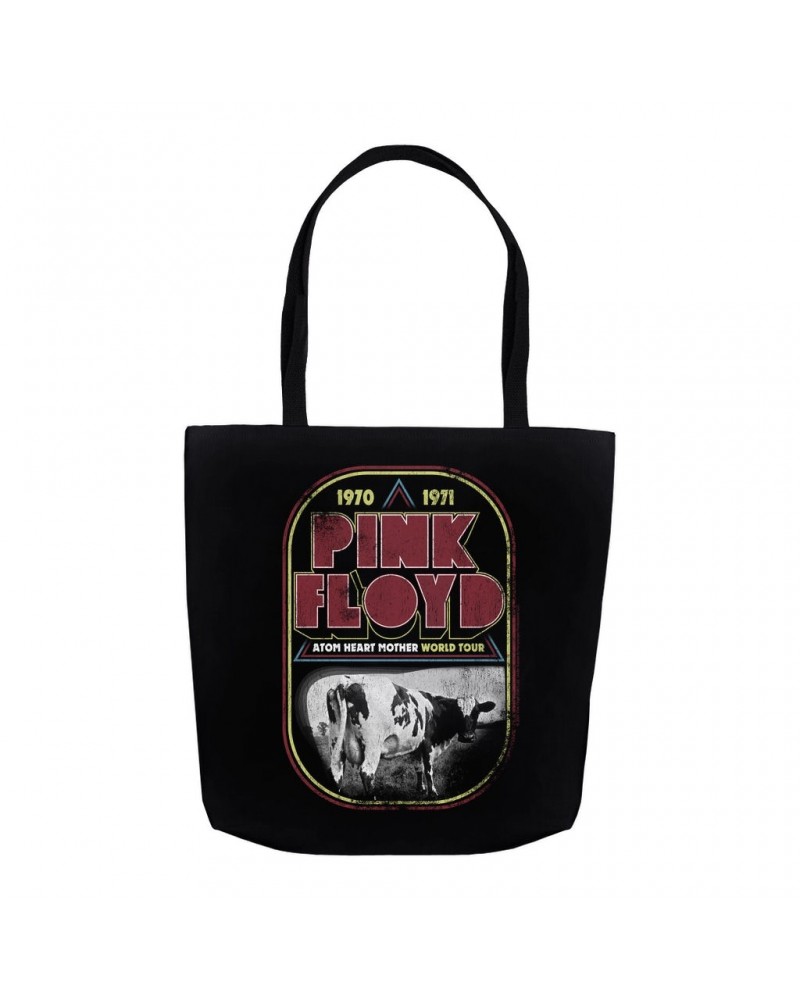 Pink Floyd Tote Bag | Atom Heart Mother World Tour Design Distressed Bag $12.20 Bags