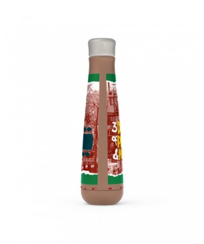 Woodstock Peristyle Water Bottle | Red Green 3 Days Of Peace Structure Design Water Bottle $11.16 Drinkware