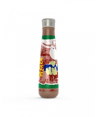 Woodstock Peristyle Water Bottle | Red Green 3 Days Of Peace Structure Design Water Bottle $11.16 Drinkware