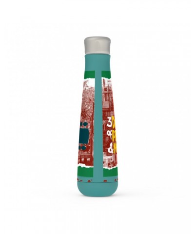 Woodstock Peristyle Water Bottle | Red Green 3 Days Of Peace Structure Design Water Bottle $11.16 Drinkware