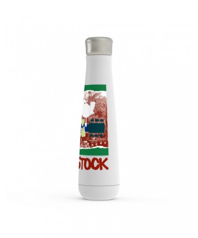 Woodstock Peristyle Water Bottle | Red Green 3 Days Of Peace Structure Design Water Bottle $11.16 Drinkware