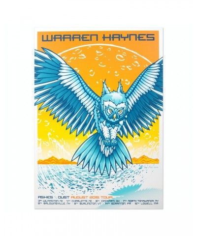 Warren Haynes August 2015 Tour Poster $4.95 Decor